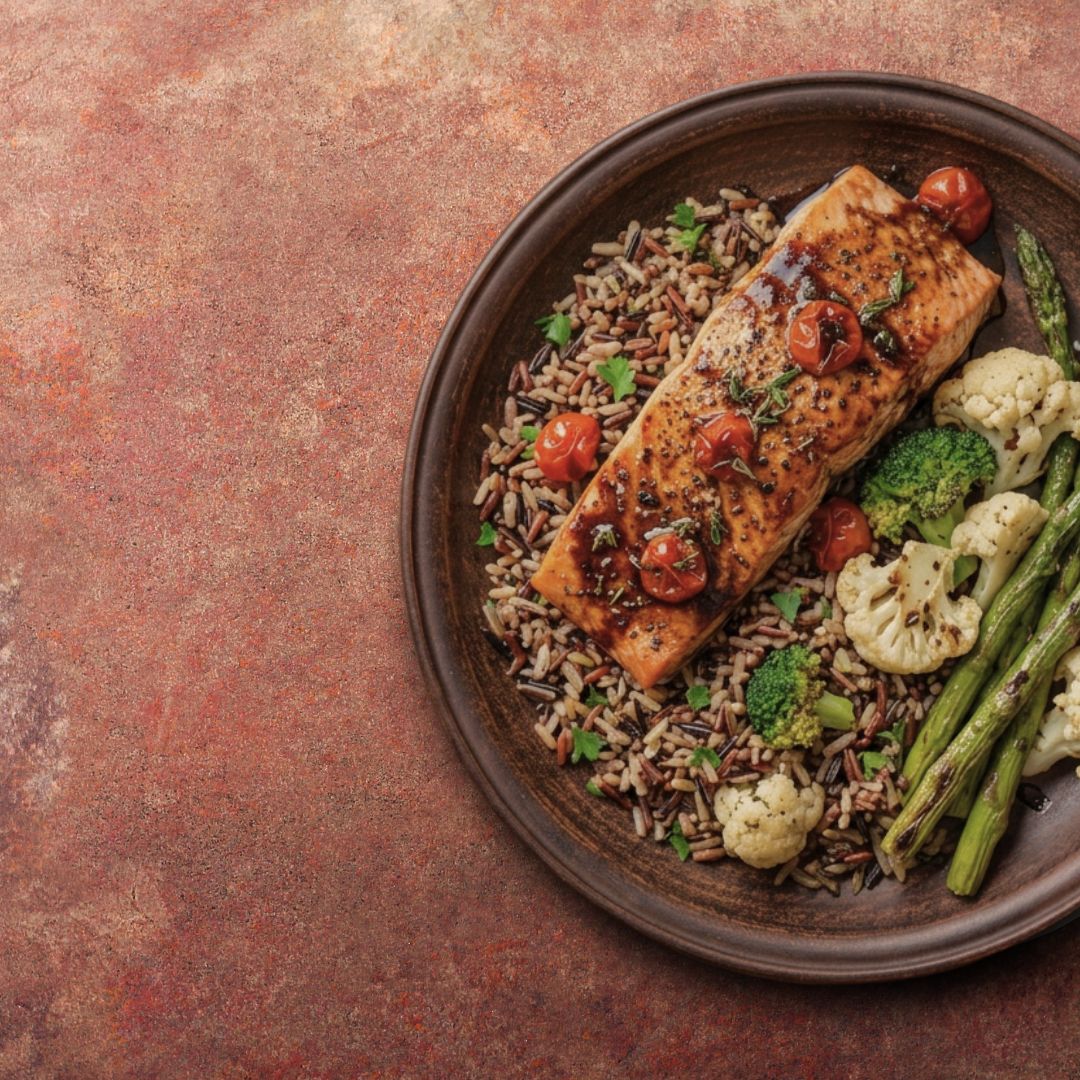 Tomato balsamic salmon