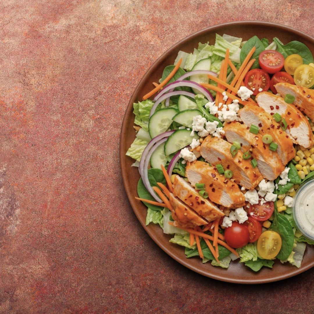 Buffalo chicken quinoa salad mix