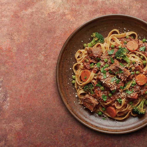 Braised pork ragu pasta
