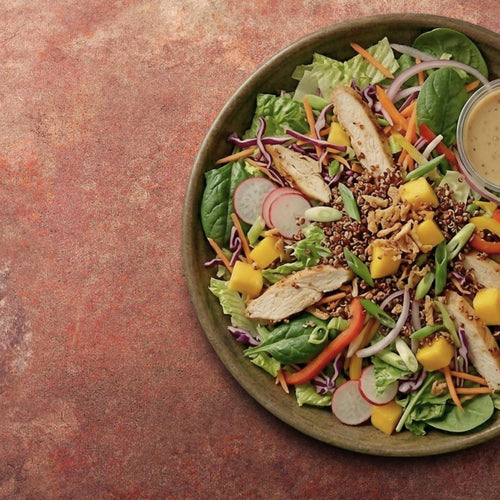 Asian chicken power salad mix