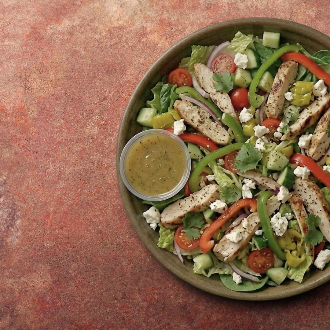 Mediterranean chicken salad mix