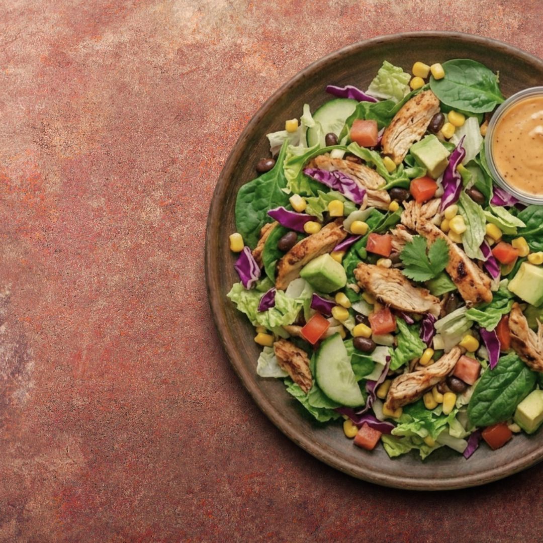  Salade de poulet Piri Piri 