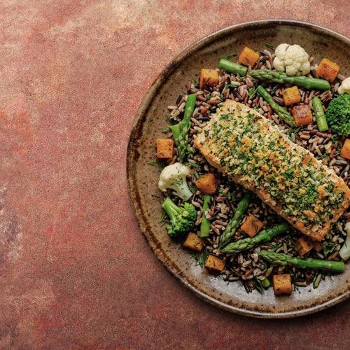 Balsamic Pesto salmon