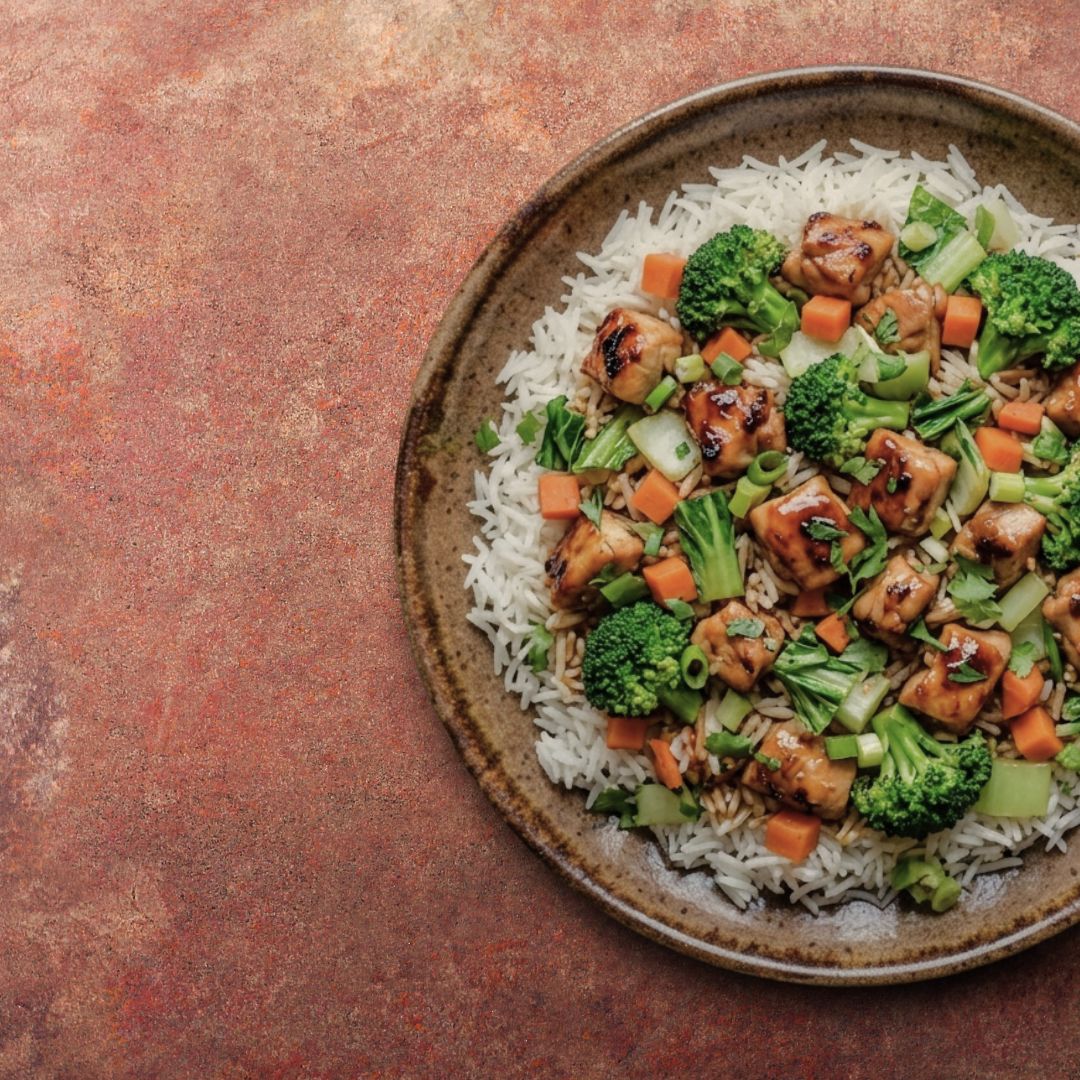 Riz frit au poulet