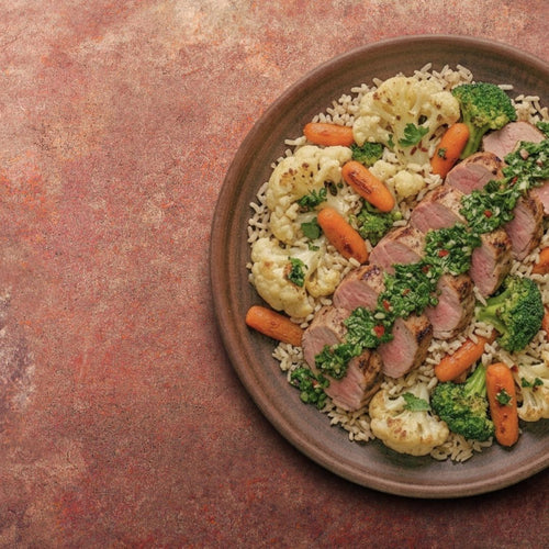 Chimichurri pork filet