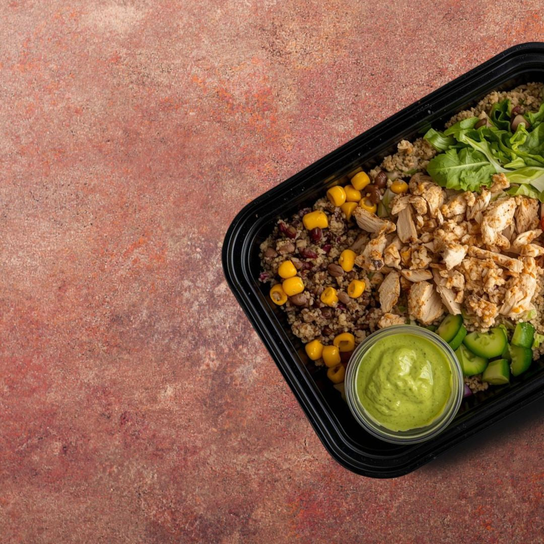 Tex-Mex Chicken salad quinoa