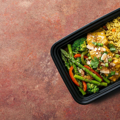 Caribbean coconut salmon