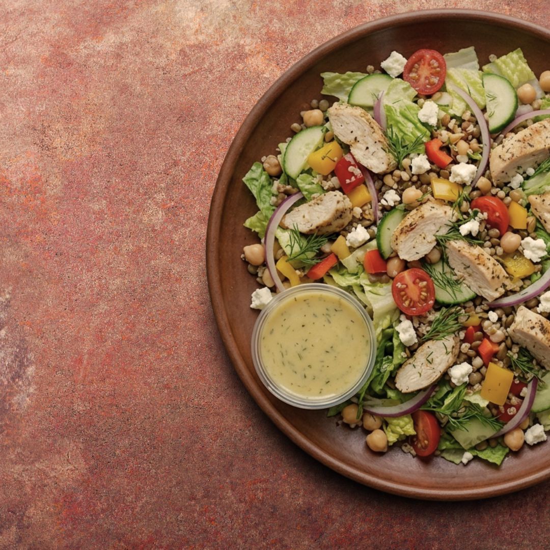 Lemon dill chicken salad mix