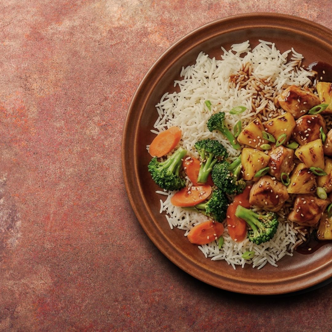 Pineapple chicken teriyaki